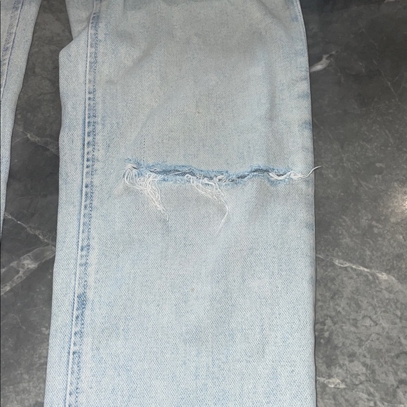Light Blue Distressed Jeans - Picture 6 of 6